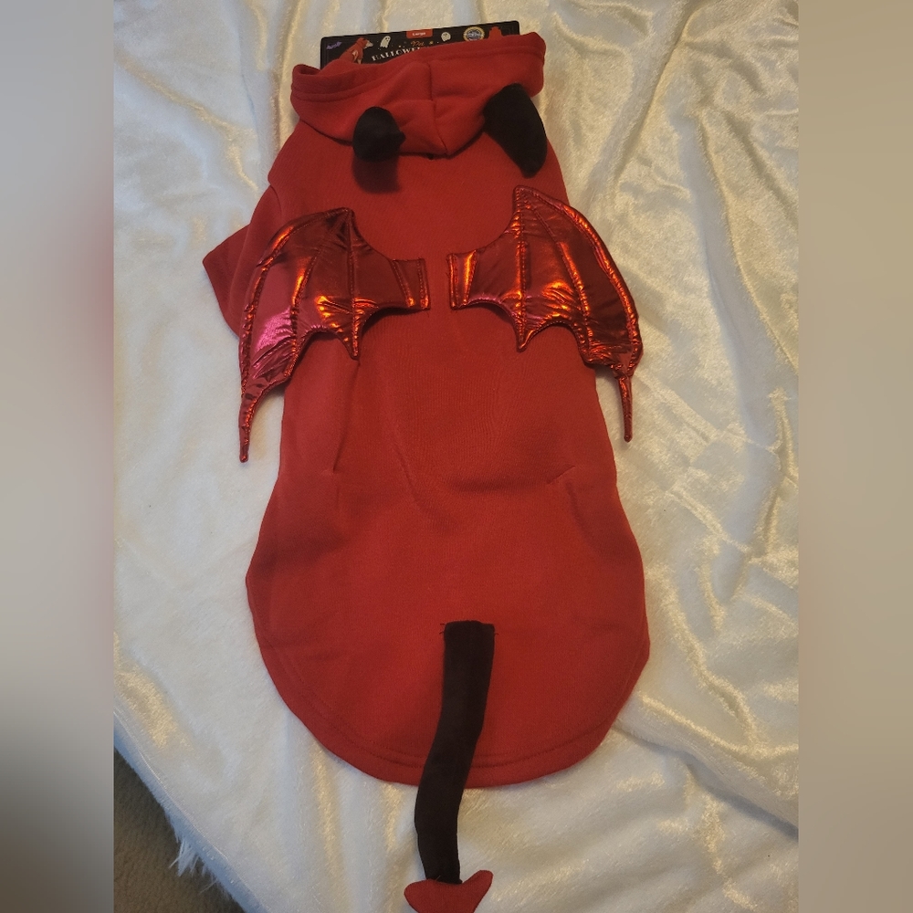 Best Brand - Halloween - Dog Red Devil Costume, Size L